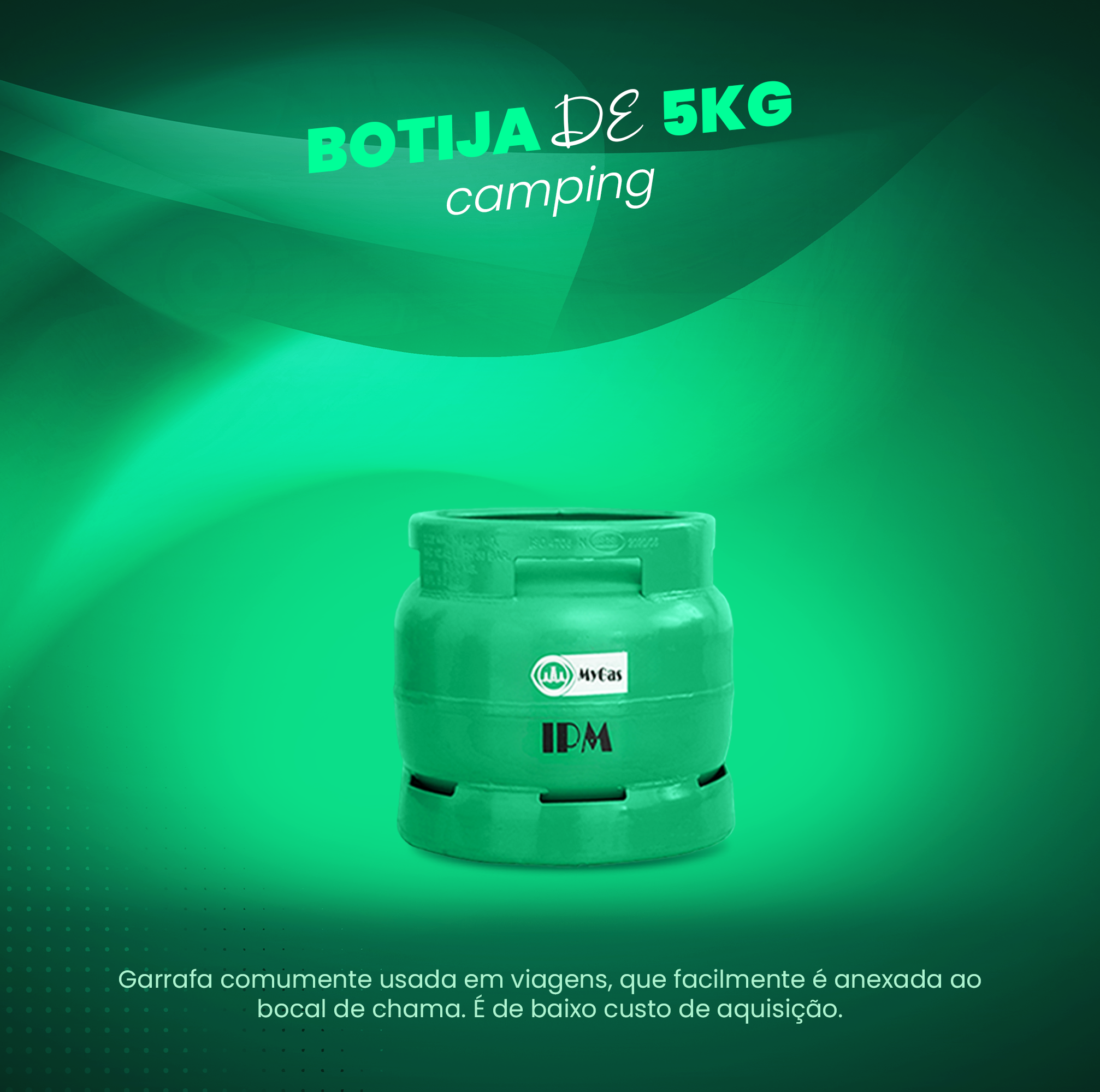 Botija 5kg Camping