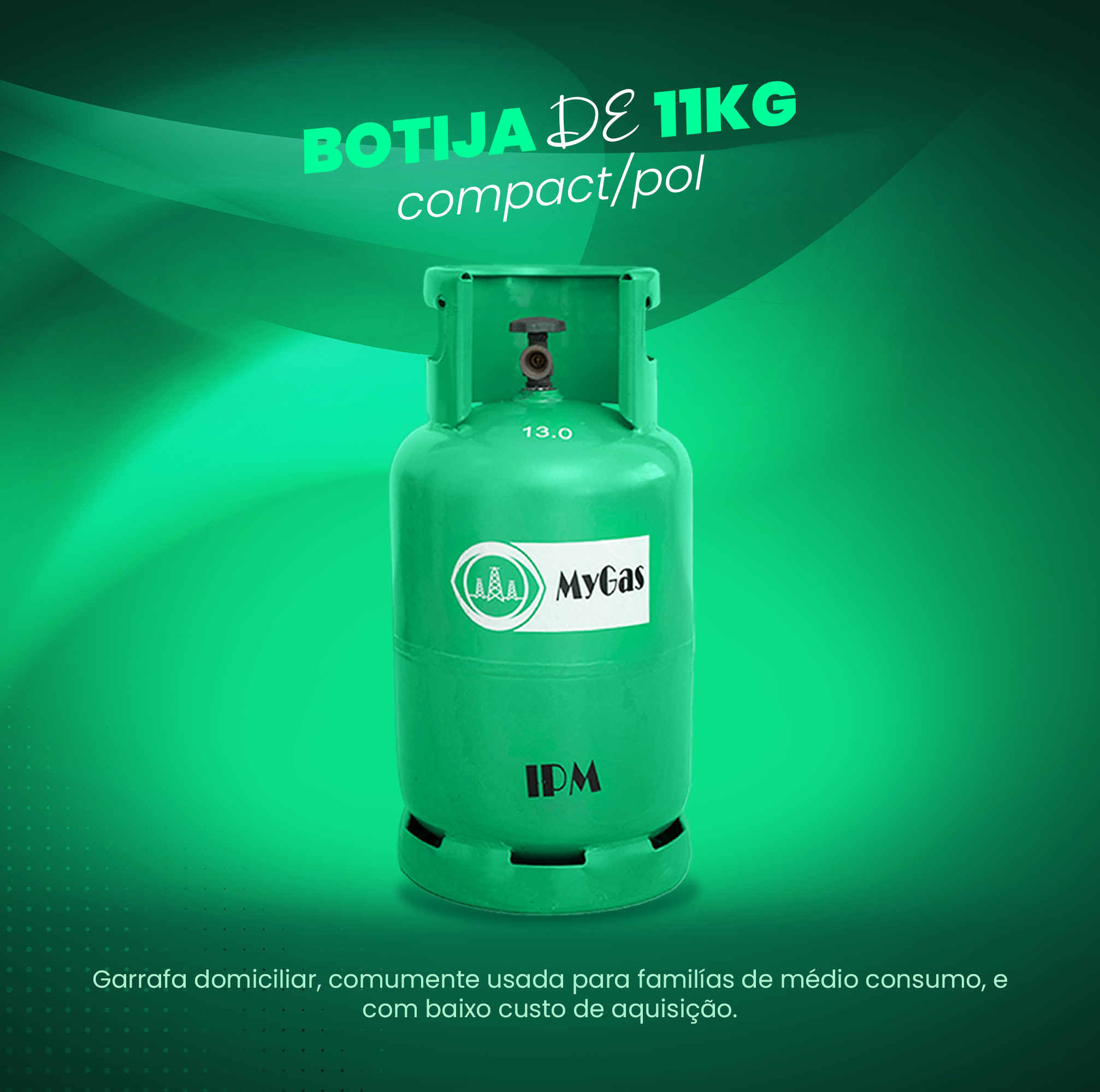 Botija 11kg Pol